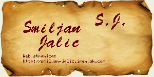 Smiljan Jalić vizit kartica